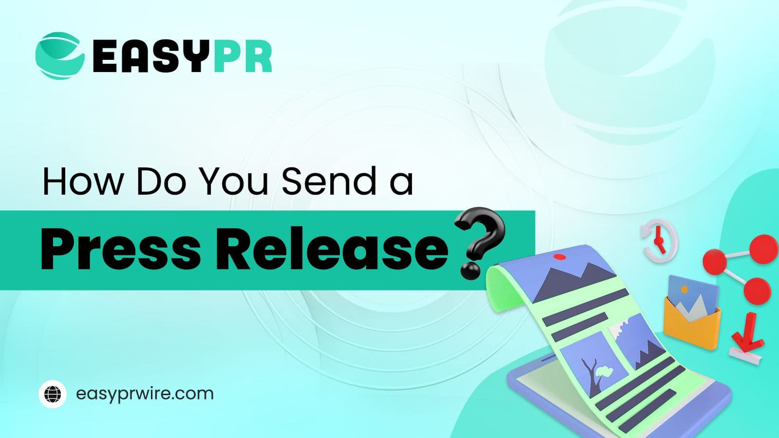 How do you send a press release